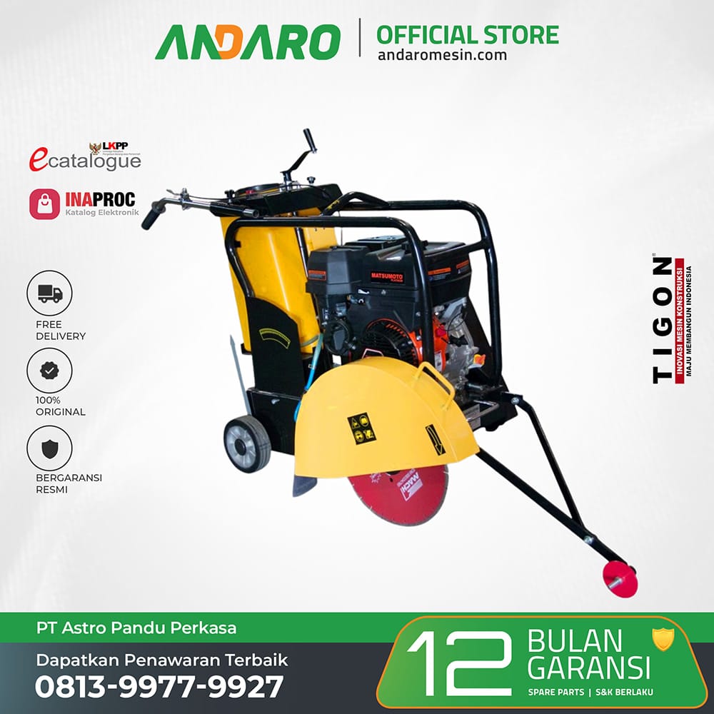 Mesin Potong Aspal Beton TG-CC450 | Concrete Cutter 16 Inch | Harga ...